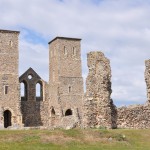 Reculver Towers, between Herne Bay and Margate